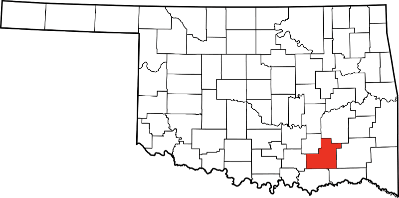 An image showcasing Atoka County in Oklahoma