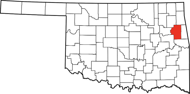A photo of Cherokee County in Oklahoma