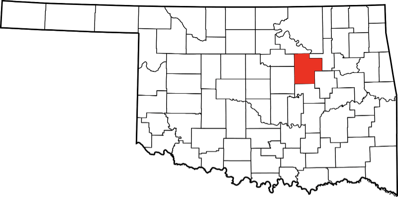A photo of Creek County in Oklahoma