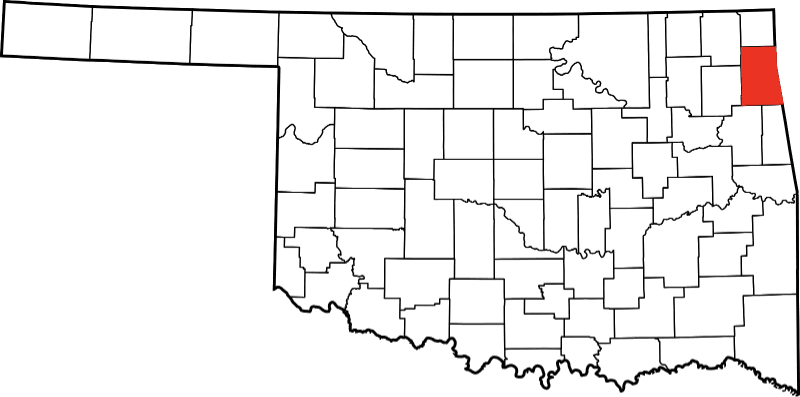 A picture displaying Delaware County in Oklahoma