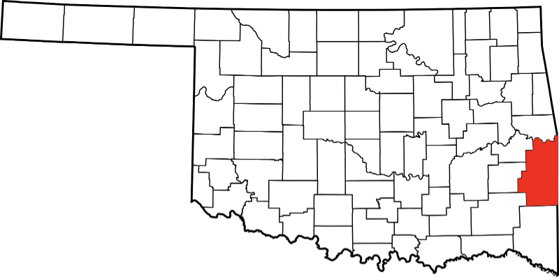An image showcasing Le Flore County in Oklahoma