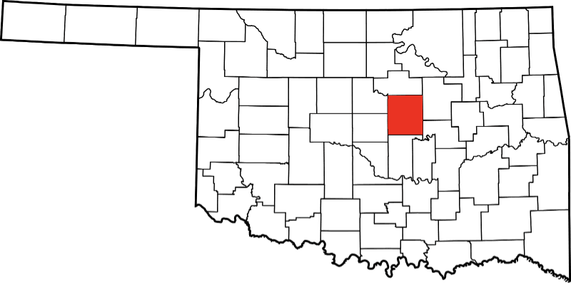 A picture displaying Lincoln County in Oklahoma