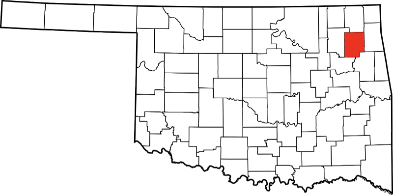 A photo of Mayes County in Oklahoma
