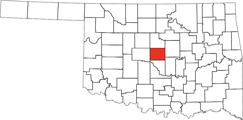 An image showing Oklahoma County in Oklahoma