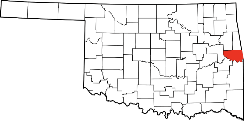 An image showcasing Sequoyah County in Oklahoma