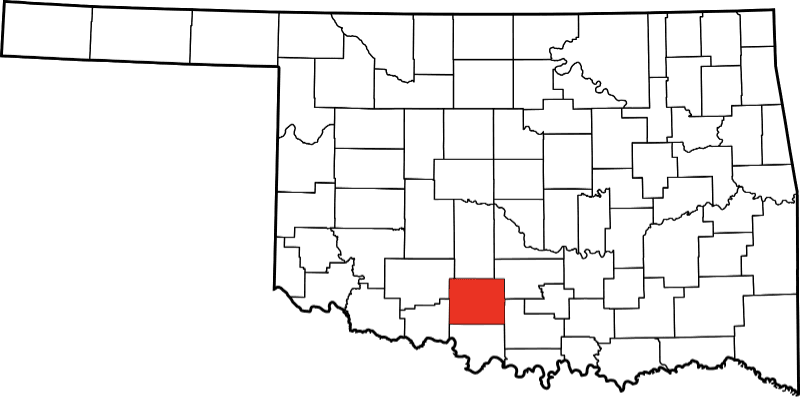 A photo of Stephens County in Oklahoma