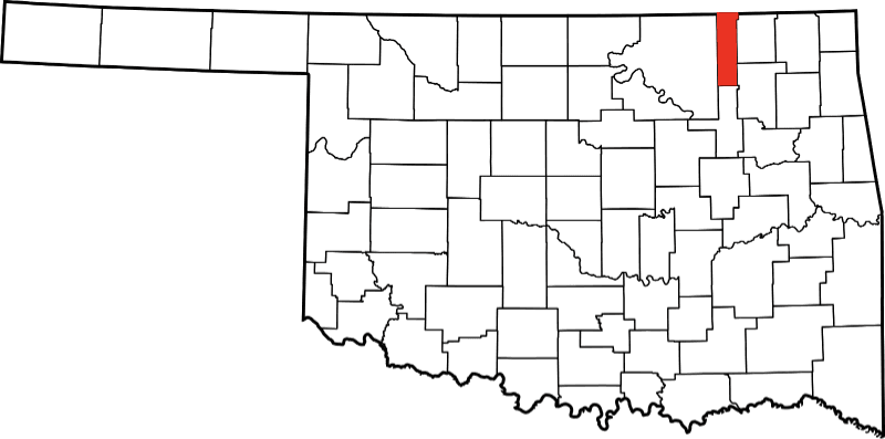 An illustration of Washington County in Oklahoma
