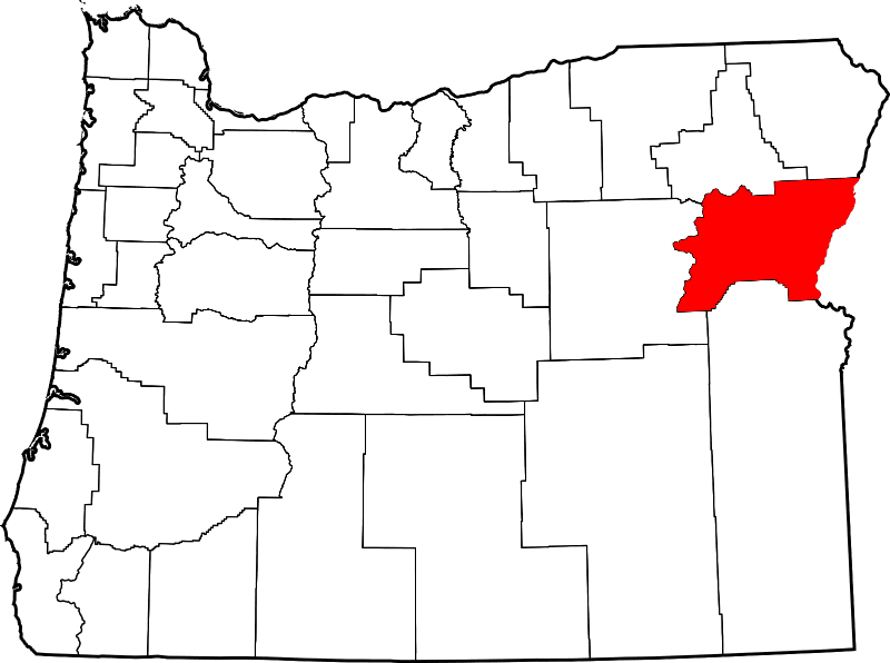 A picture displaying Baker County in Oregon
