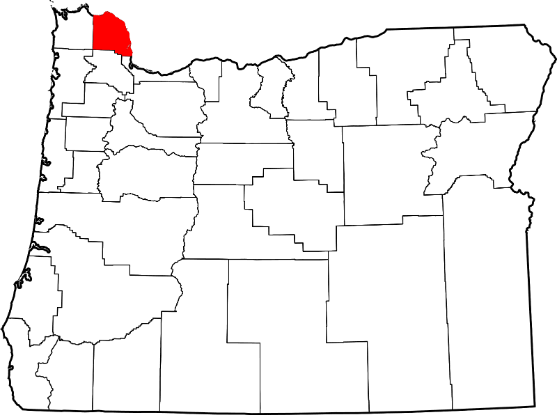A picture displaying Columbia County in Oregon