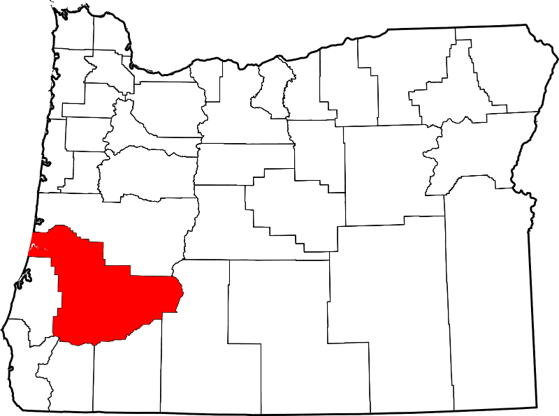 A photo of Douglas County in Oregon