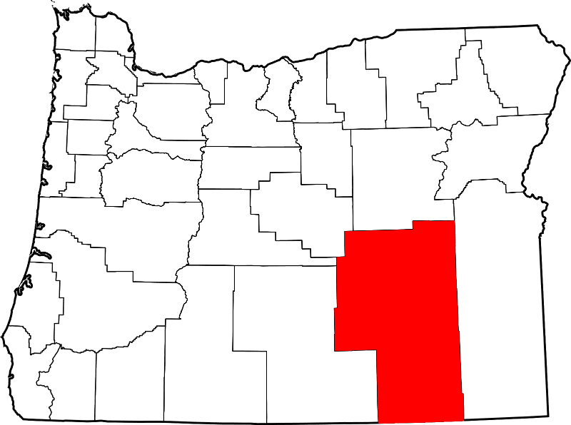 An image showing Harney County in Oregon