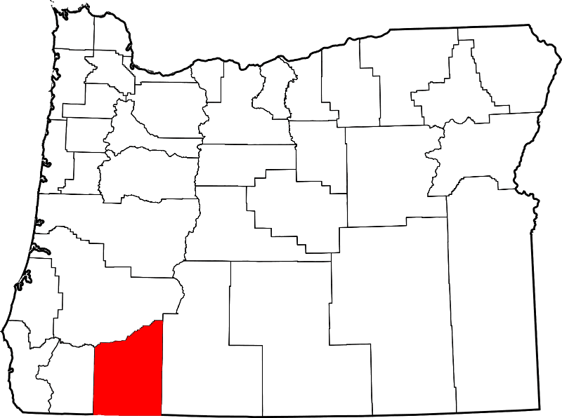 An image showing Jackson County in Oregon
