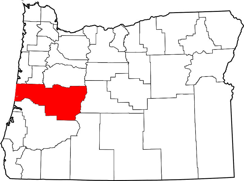 A photo of Lane County in Oregon