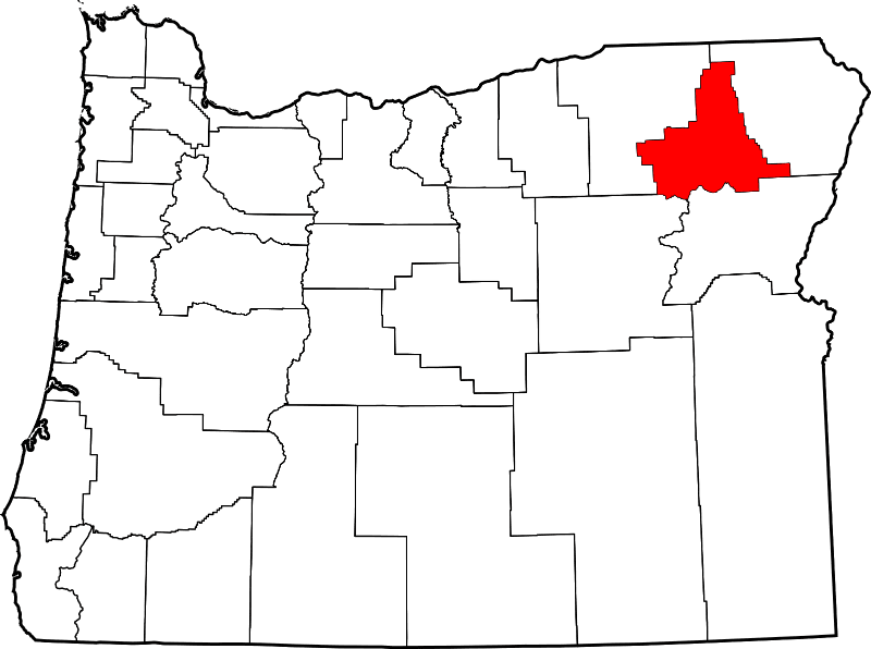 An illustration of Union County in Oregon