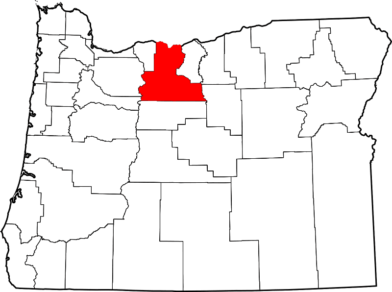 An image showing Wasco County in Oregon