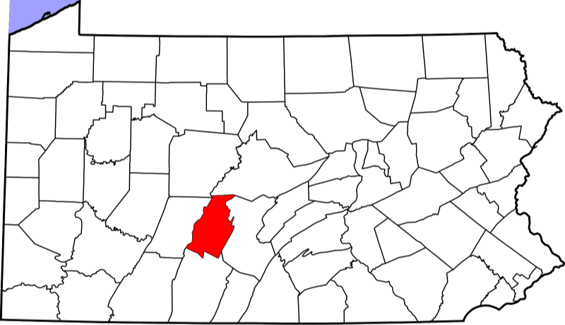 A picture displaying Blair County in Pennsylvania