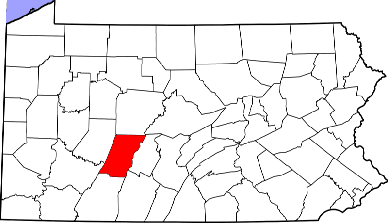 An image showing Cambria County in Pennsylvania