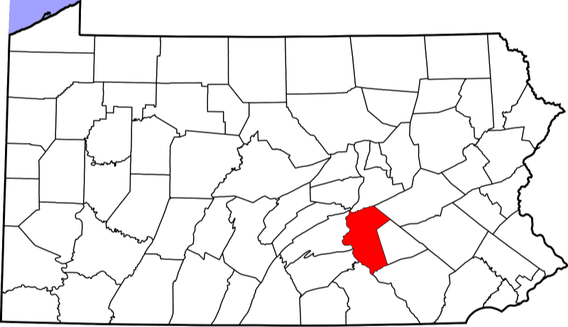 A picture displaying Dauphin County in Pennsylvania