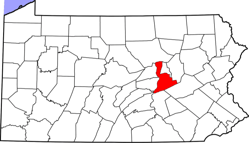 A picture displaying Northumberland County in Pennsylvania