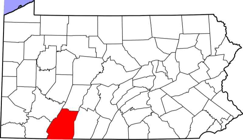 An illustration of Somerset County in Pennsylvania