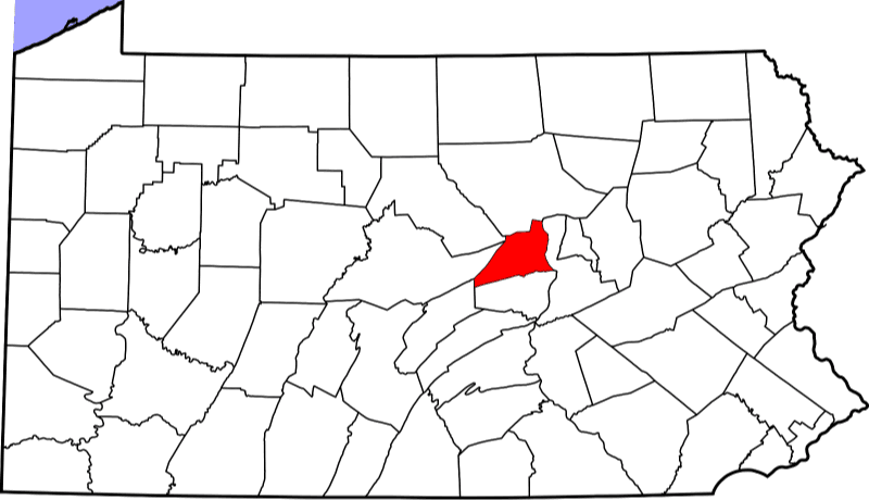 An illustration of Union County in Pennsylvania