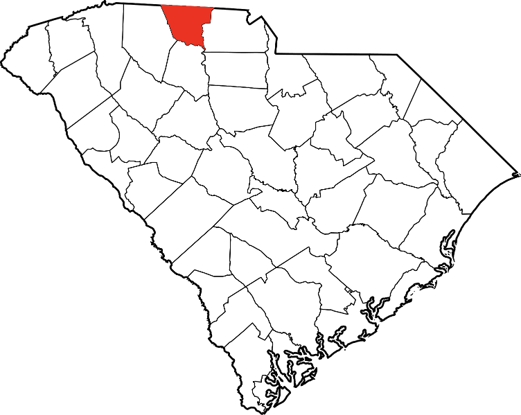 A picture displaying Cherokee County in South Carolina