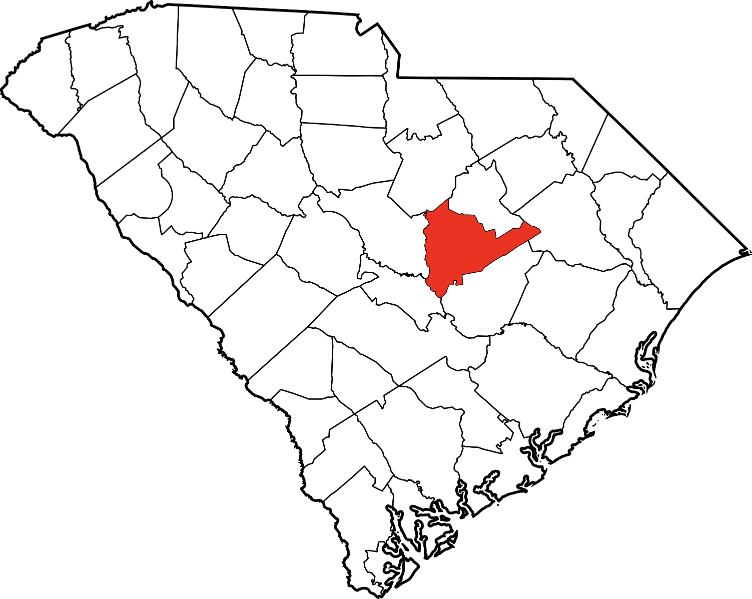 An illustration of Sumter County in South Carolina