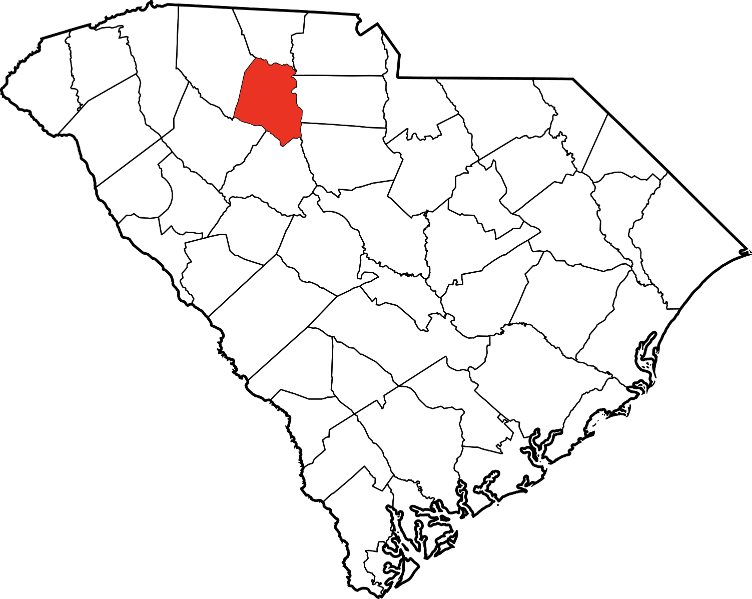 An illustration of Union County in South Carolina