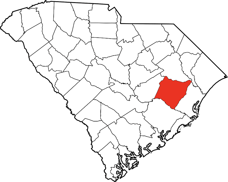 A picture displaying Williamsburg County in South Carolina