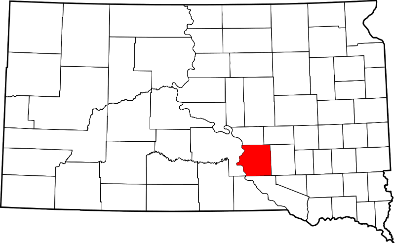A photo of Brule County in South Dakota