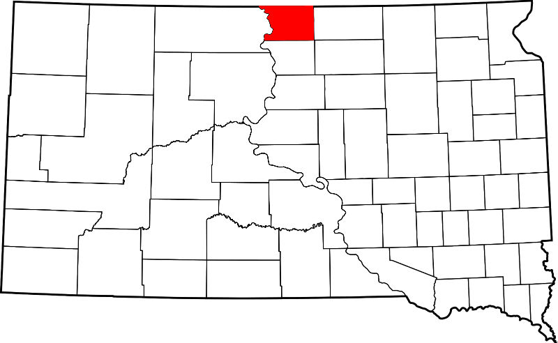 An image showing Campbell County in South Dakota