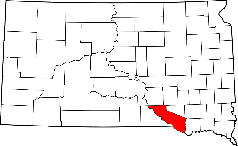 A photo of Charles Mix County in South Dakota