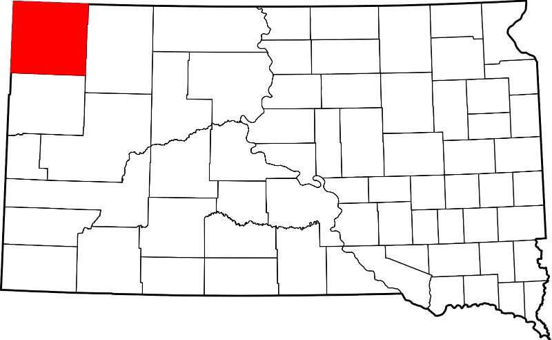 An image showing Harding County in South Dakota