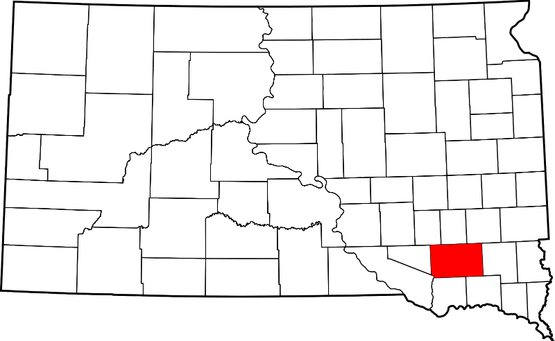 An image showing Hutchinson County in South Dakota