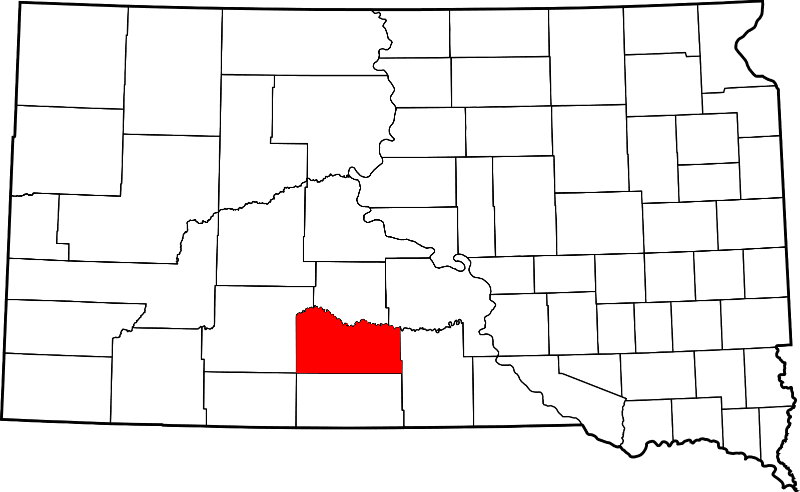 An image showing Mellette County in South Dakota