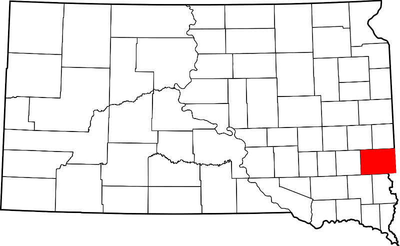An image showing Minnehaha County in South Dakota