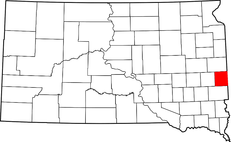 An illustration of Moody County in South Dakota