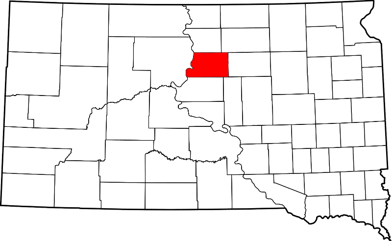 An illustration of Potter County in South Dakota