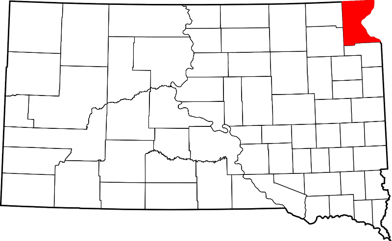 A photo of Roberts County in South Dakota