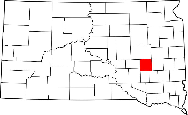 An image showing Sanborn County in South Dakota