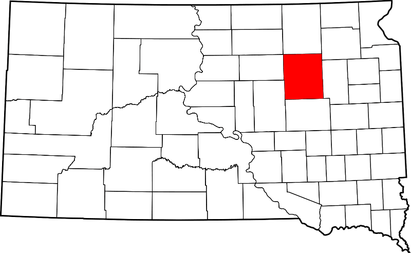 An image showing Spink County in South Dakota
