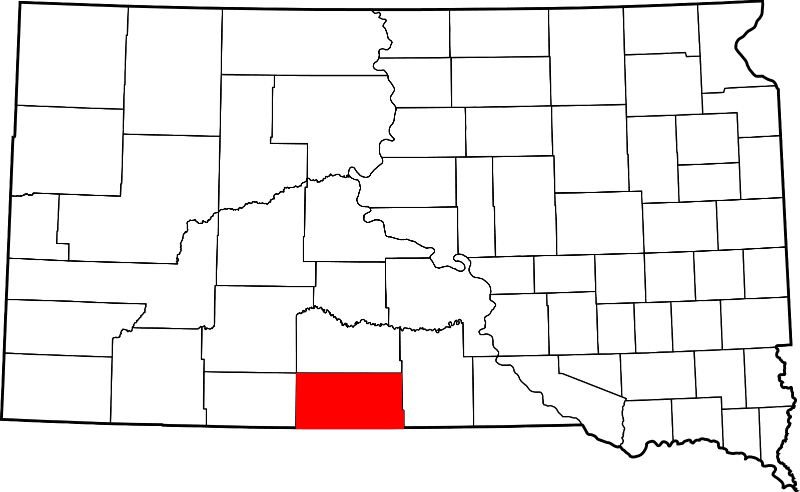 An image showing Todd County in South Dakota