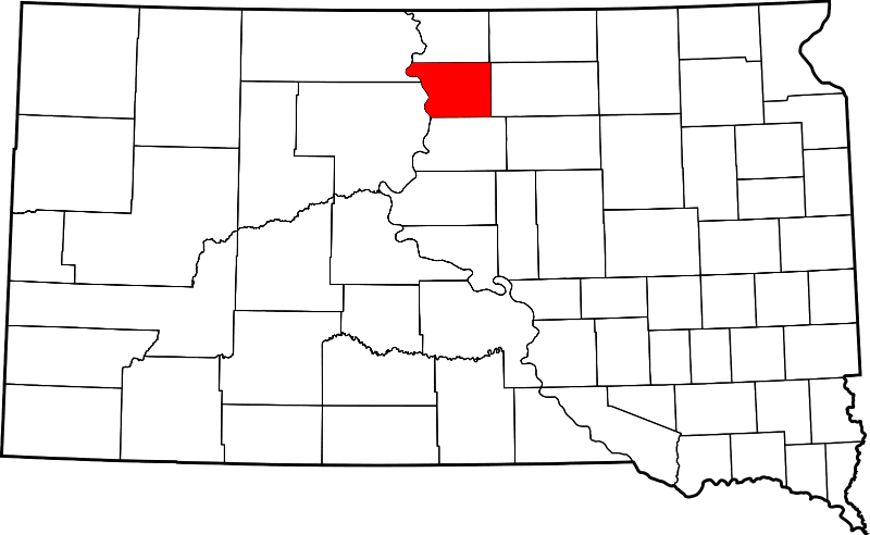 An illustration of Walworth County in South Dakota