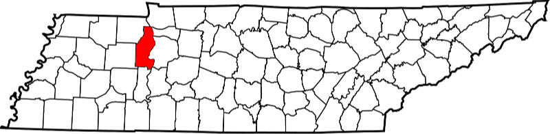 An image showing Benton County in Tennessee