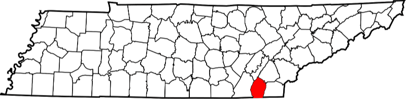 A picture displaying Bradley County in Tennessee