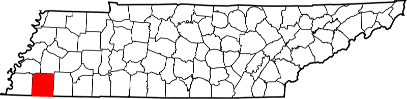 An image showing Fayette County in Tennessee