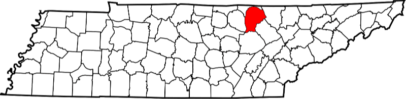 A picture displaying Fentress County in Tennessee