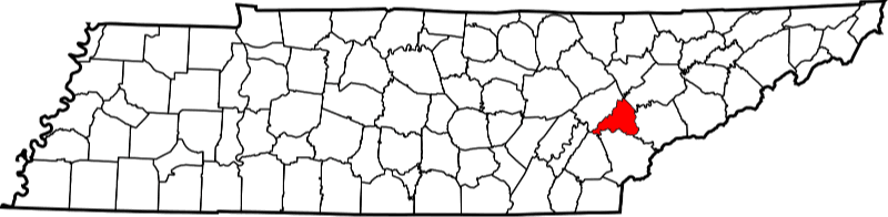 An image showing Loudon County in Tennessee