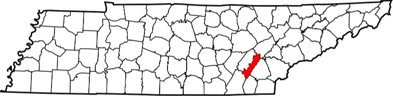 A picture displaying Meigs County in Tennessee