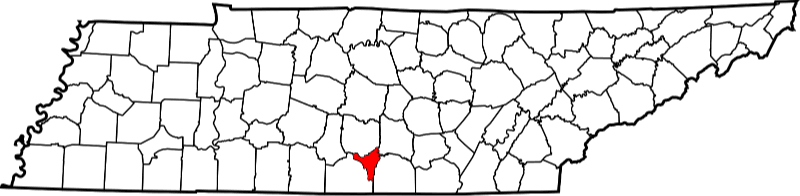 A picture displaying Moore County in Tennessee